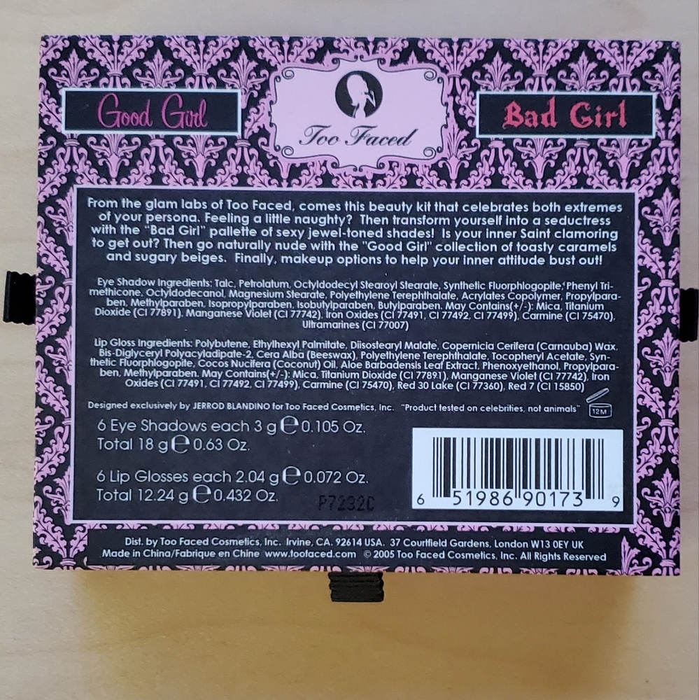 TOO FACED Good Girl-Bad Girl Vintage Makeup Palette - Picture 3 of 6